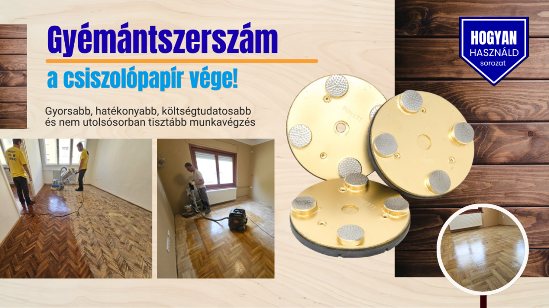 gyémántszerszám parkettára