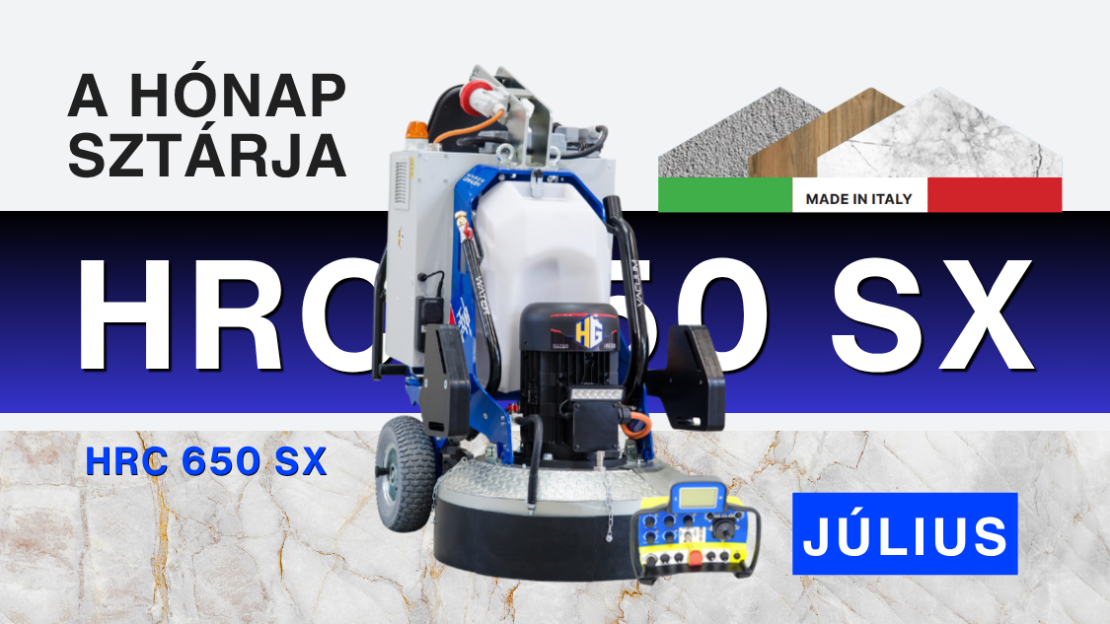 hónap sztárja HRC 650 sx
