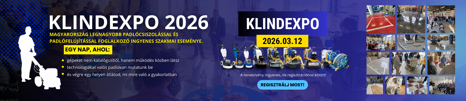 Klindexpo 2026 Regisztráció